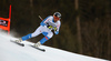 Andreas Romar of Finland skiing in men downhill race of the Audi FIS Alpine skiing World cup in Garmisch-Partenkirchen, Germany. Men downhill race of the Audi FIS Alpine skiing World cup was held on Kandahar track in Garmisch-Partenkirchen, Germany, on Saturday, 27th of January 2018.
