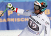 Vincent Kriechmayr of Austria reacts in finish of the men downhill race of the Audi FIS Alpine skiing World cup in Garmisch-Partenkirchen, Germany. Men downhill race of the Audi FIS Alpine skiing World cup was held on Kandahar track in Garmisch-Partenkirchen, Germany, on Saturday, 27th of January 2018.
