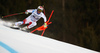 Winner Beat Feuz of Switzerland skiing in men downhill race of the Audi FIS Alpine skiing World cup in Garmisch-Partenkirchen, Germany. Men downhill race of the Audi FIS Alpine skiing World cup was held on Kandahar track in Garmisch-Partenkirchen, Germany, on Saturday, 27th of January 2018.
