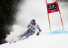 Mathieu Faivre of France skiing in the first run of the men giant slalom race of the Audi FIS Alpine skiing World cup in Garmisch-Partenkirchen, Germany. Men giant slalom race of the Audi FIS Alpine skiing World cup was held on Kandahar track in Garmisch-Partenkirchen, Germany, on Sunday, 28th of January 2018.
