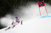 Marcel Hirscher of Austria skiing in the first run of the men giant slalom race of the Audi FIS Alpine skiing World cup in Garmisch-Partenkirchen, Germany. Men giant slalom race of the Audi FIS Alpine skiing World cup was held on Kandahar track in Garmisch-Partenkirchen, Germany, on Sunday, 28th of January 2018.
