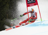 Henrik Kristoffersen of Norway skiing in the first run of the men giant slalom race of the Audi FIS Alpine skiing World cup in Garmisch-Partenkirchen, Germany. Men giant slalom race of the Audi FIS Alpine skiing World cup was held on Kandahar track in Garmisch-Partenkirchen, Germany, on Sunday, 28th of January 2018.
