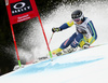 Matts Olsson of Sweden skiing in the first run of the men giant slalom race of the Audi FIS Alpine skiing World cup in Garmisch-Partenkirchen, Germany. Men giant slalom race of the Audi FIS Alpine skiing World cup was held on Kandahar track in Garmisch-Partenkirchen, Germany, on Sunday, 28th of January 2018.
