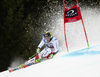 Justin Murisier of Switzerland skiing in the first run of the men giant slalom race of the Audi FIS Alpine skiing World cup in Garmisch-Partenkirchen, Germany. Men giant slalom race of the Audi FIS Alpine skiing World cup was held on Kandahar track in Garmisch-Partenkirchen, Germany, on Sunday, 28th of January 2018.
