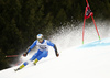 Manfred Moelgg of Italy skiing in the first run of the men giant slalom race of the Audi FIS Alpine skiing World cup in Garmisch-Partenkirchen, Germany. Men giant slalom race of the Audi FIS Alpine skiing World cup was held on Kandahar track in Garmisch-Partenkirchen, Germany, on Sunday, 28th of January 2018.
