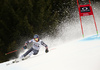 Ted Ligety of USA skiing in the first run of the men giant slalom race of the Audi FIS Alpine skiing World cup in Garmisch-Partenkirchen, Germany. Men giant slalom race of the Audi FIS Alpine skiing World cup was held on Kandahar track in Garmisch-Partenkirchen, Germany, on Sunday, 28th of January 2018.
