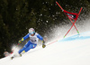 Luca De Aliprandini of Italy skiing in the first run of the men giant slalom race of the Audi FIS Alpine skiing World cup in Garmisch-Partenkirchen, Germany. Men giant slalom race of the Audi FIS Alpine skiing World cup was held on Kandahar track in Garmisch-Partenkirchen, Germany, on Sunday, 28th of January 2018.
