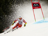 Aleksander Aamodt Kilde of Norway skiing in the first run of the men giant slalom race of the Audi FIS Alpine skiing World cup in Garmisch-Partenkirchen, Germany. Men giant slalom race of the Audi FIS Alpine skiing World cup was held on Kandahar track in Garmisch-Partenkirchen, Germany, on Sunday, 28th of January 2018.
