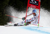Fritz Dopfer of Germany skiing in the first run of the men giant slalom race of the Audi FIS Alpine skiing World cup in Garmisch-Partenkirchen, Germany. Men giant slalom race of the Audi FIS Alpine skiing World cup was held on Kandahar track in Garmisch-Partenkirchen, Germany, on Sunday, 28th of January 2018.
