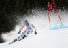 Fritz Dopfer of Germany skiing in the first run of the men giant slalom race of the Audi FIS Alpine skiing World cup in Garmisch-Partenkirchen, Germany. Men giant slalom race of the Audi FIS Alpine skiing World cup was held on Kandahar track in Garmisch-Partenkirchen, Germany, on Sunday, 28th of January 2018.
