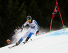 Samu Torsti of Finland skiing in the first run of the men giant slalom race of the Audi FIS Alpine skiing World cup in Garmisch-Partenkirchen, Germany. Men giant slalom race of the Audi FIS Alpine skiing World cup was held on Kandahar track in Garmisch-Partenkirchen, Germany, on Sunday, 28th of January 2018.
