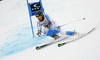 Samu Torsti of Finland skiing in the first run of the men giant slalom race of the Audi FIS Alpine skiing World cup in Garmisch-Partenkirchen, Germany. Men giant slalom race of the Audi FIS Alpine skiing World cup was held on Kandahar track in Garmisch-Partenkirchen, Germany, on Sunday, 28th of January 2018.
