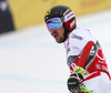 Winner Marcel Hirscher of Austria reacts in finish of the second run of the men giant slalom race of the Audi FIS Alpine skiing World cup in Garmisch-Partenkirchen, Germany. Men giant slalom race of the Audi FIS Alpine skiing World cup was held on Kandahar track in Garmisch-Partenkirchen, Germany, on Sunday, 28th of January 2018.
