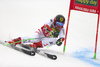 Marcel Hirscher of Austria skiing in the first run of the men giant slalom race of the Audi FIS Alpine skiing World cup in Kranjska Gora, Slovenia. Men giant slalom race of the Audi FIS Alpine skiing World cup was held on Podkoren track in Kranjska Gora, Slovenia, on Saturday, 4th of March 2018.
