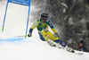 Matts Olsson of Sweden skiing in the first run of the men giant slalom race of the Audi FIS Alpine skiing World cup in Kranjska Gora, Slovenia. Men giant slalom race of the Audi FIS Alpine skiing World cup was held on Podkoren track in Kranjska Gora, Slovenia, on Saturday, 4th of March 2018.
