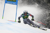 Victor Muffat-Jeandet of France skiing in the first run of the men giant slalom race of the Audi FIS Alpine skiing World cup in Kranjska Gora, Slovenia. Men giant slalom race of the Audi FIS Alpine skiing World cup was held on Podkoren track in Kranjska Gora, Slovenia, on Saturday, 4th of March 2018.
