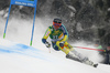 Andre Myhrer of Sweden skiing in the first run of the men giant slalom race of the Audi FIS Alpine skiing World cup in Kranjska Gora, Slovenia. Men giant slalom race of the Audi FIS Alpine skiing World cup was held on Podkoren track in Kranjska Gora, Slovenia, on Saturday, 4th of March 2018.
