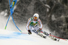 Alexander Schmid of Germany skiing in the first run of the men giant slalom race of the Audi FIS Alpine skiing World cup in Kranjska Gora, Slovenia. Men giant slalom race of the Audi FIS Alpine skiing World cup was held on Podkoren track in Kranjska Gora, Slovenia, on Saturday, 4th of March 2018.
