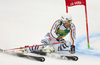 Alexander Schmid of Germany skiing in the first run of the men giant slalom race of the Audi FIS Alpine skiing World cup in Kranjska Gora, Slovenia. Men giant slalom race of the Audi FIS Alpine skiing World cup was held on Podkoren track in Kranjska Gora, Slovenia, on Saturday, 4th of March 2018.
