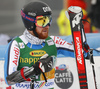 Samu Torsti of Finland reacts in the finish of the second run of the men giant slalom race of the Audi FIS Alpine skiing World cup in Kranjska Gora, Slovenia. Men giant slalom race of the Audi FIS Alpine skiing World cup was held on Podkoren track in Kranjska Gora, Slovenia, on Saturday, 4th of March 2018.
