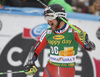 Rasmus Windingstad of Norway reacts in the finish of the second run of the men giant slalom race of the Audi FIS Alpine skiing World cup in Kranjska Gora, Slovenia. Men giant slalom race of the Audi FIS Alpine skiing World cup was held on Podkoren track in Kranjska Gora, Slovenia, on Saturday, 4th of March 2018.
