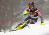 Erik Read of Canada skiing in the first run of the men slalom race of the Audi FIS Alpine skiing World cup in Kranjska Gora, Slovenia. Men slalom race of the Audi FIS Alpine skiing World cup was held on Podkoren track in Kranjska Gora, Slovenia, on Sunday, 4th of March 2018.
