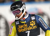 Andre Myhrer of Sweden reacts in finish of the second run of the men slalom race of the Audi FIS Alpine skiing World cup in Kranjska Gora, Slovenia. Men slalom race of the Audi FIS Alpine skiing World cup was held on Podkoren track in Kranjska Gora, Slovenia, on Sunday, 4th of March 2018.
