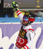 Winner Marcel Hirscher of Austria reacts in finish of the second run of the men slalom race of the Audi FIS Alpine skiing World cup in Kranjska Gora, Slovenia. Men slalom race of the Audi FIS Alpine skiing World cup was held on Podkoren track in Kranjska Gora, Slovenia, on Sunday, 4th of March 2018.
