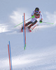 Winner Marcel Hirscher of Austria skiing during the second run of the men slalom race of the Audi FIS Alpine skiing World cup in Kranjska Gora, Slovenia. Men slalom race of the Audi FIS Alpine skiing World cup was held on Podkoren track in Kranjska Gora, Slovenia, on Sunday, 4th of March 2018.
