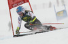 Mikaela Shiffrin of USA skiing in the first run of the women giant slalom race of the Audi FIS Alpine skiing World cup in Soelden, Austria. First women race of the Audi FIS Alpine skiing World cup season 2018-2019 was held on Rettenbach glacier above Soelden, Austria, on Saturday, 27th of October 2018.
