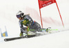 Ragnhild Mowinckel of Norway skiing in the first run of the women giant slalom race of the Audi FIS Alpine skiing World cup in Soelden, Austria. First women race of the Audi FIS Alpine skiing World cup season 2018-2019 was held on Rettenbach glacier above Soelden, Austria, on Saturday, 27th of October 2018.
