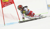 Stephanie Brunner of Austria skiing in the first run of the women giant slalom race of the Audi FIS Alpine skiing World cup in Soelden, Austria. First women race of the Audi FIS Alpine skiing World cup season 2018-2019 was held on Rettenbach glacier above Soelden, Austria, on Saturday, 27th of October 2018.
