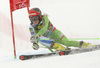 Ana Drev of Slovenia skiing in the first run of the women giant slalom race of the Audi FIS Alpine skiing World cup in Soelden, Austria. First women race of the Audi FIS Alpine skiing World cup season 2018-2019 was held on Rettenbach glacier above Soelden, Austria, on Saturday, 27th of October 2018.
