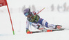 Tessa Worley of France skiing in the first run of the women giant slalom race of the Audi FIS Alpine skiing World cup in Soelden, Austria. First women race of the Audi FIS Alpine skiing World cup season 2018-2019 was held on Rettenbach glacier above Soelden, Austria, on Saturday, 27th of October 2018.
