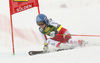 Bernadette Schild of Austria skiing in the first run of the women giant slalom race of the Audi FIS Alpine skiing World cup in Soelden, Austria. First women race of the Audi FIS Alpine skiing World cup season 2018-2019 was held on Rettenbach glacier above Soelden, Austria, on Saturday, 27th of October 2018.
