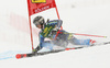 Estelle Alphand of Sweden skiing in the first run of the women giant slalom race of the Audi FIS Alpine skiing World cup in Soelden, Austria. First women race of the Audi FIS Alpine skiing World cup season 2018-2019 was held on Rettenbach glacier above Soelden, Austria, on Saturday, 27th of October 2018.
