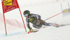 Kristine Gjelsten Haugen of Norway skiing in the first run of the women giant slalom race of the Audi FIS Alpine skiing World cup in Soelden, Austria. First women race of the Audi FIS Alpine skiing World cup season 2018-2019 was held on Rettenbach glacier above Soelden, Austria, on Saturday, 27th of October 2018.
