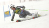 Mina Fuerst Holtmann of Norway skiing in the first run of the women giant slalom race of the Audi FIS Alpine skiing World cup in Soelden, Austria. First women race of the Audi FIS Alpine skiing World cup season 2018-2019 was held on Rettenbach glacier above Soelden, Austria, on Saturday, 27th of October 2018.
