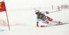 Michelle Gisin of Switzerland skiing in the first run of the women giant slalom race of the Audi FIS Alpine skiing World cup in Soelden, Austria. First women race of the Audi FIS Alpine skiing World cup season 2018-2019 was held on Rettenbach glacier above Soelden, Austria, on Saturday, 27th of October 2018.
