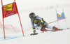 Erika Pykalainen of Finland skiing in the first run of the women giant slalom race of the Audi FIS Alpine skiing World cup in Soelden, Austria. First women race of the Audi FIS Alpine skiing World cup season 2018-2019 was held on Rettenbach glacier above Soelden, Austria, on Saturday, 27th of October 2018.
