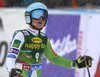 Meta Hrovat of Slovenia reacts in finish of the second run of the women giant slalom race of the Audi FIS Alpine skiing World cup in Soelden, Austria. First women race of the Audi FIS Alpine skiing World cup season 2018-2019 was held on Rettenbach glacier above Soelden, Austria, on Saturday, 27th of October 2018.
