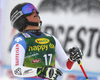 Lara Gut of Switzerland reacts in finish of the second run of the women giant slalom race of the Audi FIS Alpine skiing World cup in Soelden, Austria. First women race of the Audi FIS Alpine skiing World cup season 2018-2019 was held on Rettenbach glacier above Soelden, Austria, on Saturday, 27th of October 2018.
