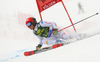 Federica Brignone of Italy skiing in the first run of the women giant slalom race of the Audi FIS Alpine skiing World cup in Soelden, Austria. First women race of the Audi FIS Alpine skiing World cup season 2018-2019 was held on Rettenbach glacier above Soelden, Austria, on Saturday, 27th of October 2018.
