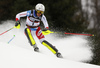 Wendy Holdener of Switzerland skiing in the first run of the women slalom race of the Audi FIS Alpine skiing World cup on Sljeme above Zagreb, Croatia. Women slalom race of the Audi FIS Alpine skiing World cup season 2018-2019 was held on Sljeme above Zagreb, Croatia, on Saturday, 5thth of January 2019.
