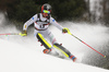 Chiara Costazza of Italy skiing in the first run of the women slalom race of the Audi FIS Alpine skiing World cup on Sljeme above Zagreb, Croatia. Women slalom race of the Audi FIS Alpine skiing World cup season 2018-2019 was held on Sljeme above Zagreb, Croatia, on Saturday, 5thth of January 2019.
