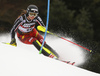 Laurence St-Germain of Canada skiing in the first run of the women slalom race of the Audi FIS Alpine skiing World cup on Sljeme above Zagreb, Croatia. Women slalom race of the Audi FIS Alpine skiing World cup season 2018-2019 was held on Sljeme above Zagreb, Croatia, on Saturday, 5thth of January 2019.
