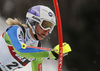 Ana Bucik of Slovenia skiing in the first run of the women slalom race of the Audi FIS Alpine skiing World cup on Sljeme above Zagreb, Croatia. Women slalom race of the Audi FIS Alpine skiing World cup season 2018-2019 was held on Sljeme above Zagreb, Croatia, on Saturday, 5thth of January 2019.
