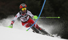 Stephanie Brunner of Austria skiing in the first run of the women slalom race of the Audi FIS Alpine skiing World cup on Sljeme above Zagreb, Croatia. Women slalom race of the Audi FIS Alpine skiing World cup season 2018-2019 was held on Sljeme above Zagreb, Croatia, on Saturday, 5thth of January 2019.
