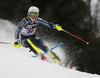 Charlotta Saefvenberg of Sweden skiing in the first run of the women slalom race of the Audi FIS Alpine skiing World cup on Sljeme above Zagreb, Croatia. Women slalom race of the Audi FIS Alpine skiing World cup season 2018-2019 was held on Sljeme above Zagreb, Croatia, on Saturday, 5thth of January 2019.
