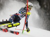 Charlotta Saefvenberg of Sweden skiing in the first run of the women slalom race of the Audi FIS Alpine skiing World cup on Sljeme above Zagreb, Croatia. Women slalom race of the Audi FIS Alpine skiing World cup season 2018-2019 was held on Sljeme above Zagreb, Croatia, on Saturday, 5thth of January 2019.

